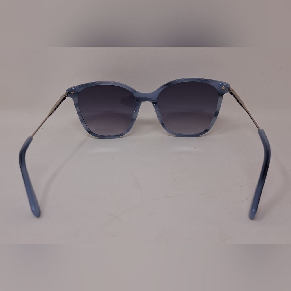 Longchamp Women's Sunglasses Marble Blue Gradient Square LO660S 421 54-17-140 - Picture 16 of 16